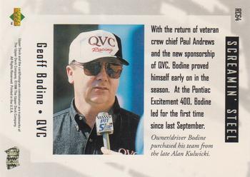 1996 Upper Deck Road to the Cup #RC64 Geoff Bodine Back