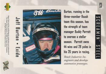 1996 Upper Deck Road to the Cup #RC79 Jeff Burton Back