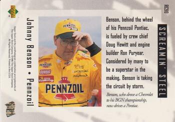 1996 Upper Deck Road to the Cup #RC90 Johnny Benson Back