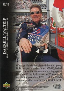 1996 Upper Deck Road to the Cup #RC18 Darrell Waltrip Back