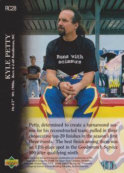 1996 Upper Deck Road to the Cup #RC28 Kyle Petty Back