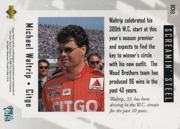 1996 Upper Deck Road to the Cup #RC60 Michael Waltrip Back