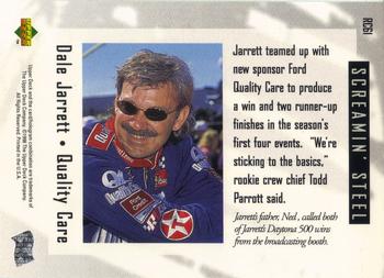 1996 Upper Deck Road to the Cup #RC61 Dale Jarrett Back