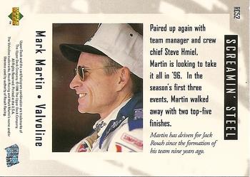 1996 Upper Deck Road to the Cup #RC52 Mark Martin Back