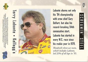 1996 Upper Deck Road to the Cup #RC54 Terry Labonte Back