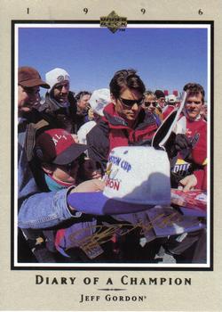 1996 Upper Deck Road to the Cup - Diary of a Champion #DC 9 Jeff Gordon Front
