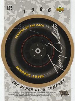 1996 Upper Deck Road to the Cup - Leaders of the Pack #LP5 Terry Labonte Back