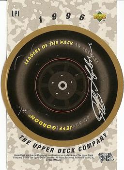 1996 Upper Deck Road to the Cup - Leaders of the Pack #LP1 Jeff Gordon Back