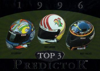 1996 Upper Deck Road to the Cup - Predictors: Top 3 #T1 Jeff Gordon / Terry Labonte / Rusty Wallace Front