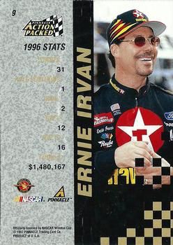 1997 Action Packed #9 Ernie Irvan Back
