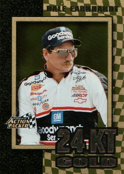 1997 Action Packed - 24kt. Gold #2 Dale Earnhardt Front