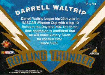1997 Action Packed - Rolling Thunder #7 Darrell Waltrip Back