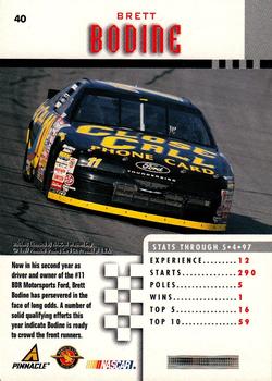 1997 Pinnacle #40 BDR Motorsports Back