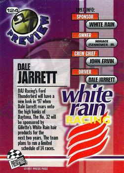 1997 Press Pass #124 Dale Jarrett Back