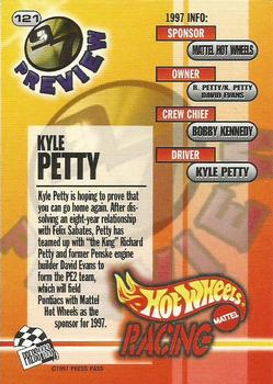 1997 Press Pass #121 Kyle Petty Back