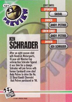 1997 Press Pass #131 Ken Schrader Back