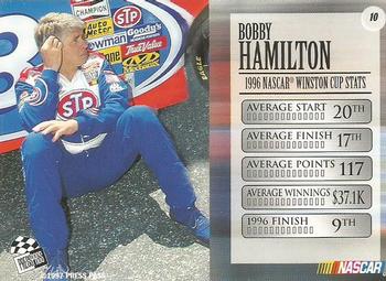 1997 Press Pass VIP #10 Bobby Hamilton Back