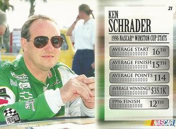 1997 Press Pass VIP #21 Ken Schrader Back