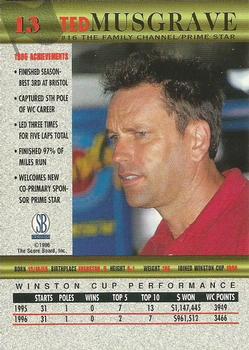 1997 Score Board #13 Ted Musgrave Back