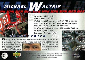 1997 Collector's Choice #71 Michael Waltrip's Car Back