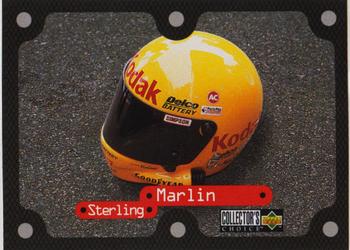 1997 Collector's Choice - Speedecals #S8 Sterling Marlin's Helmet Front