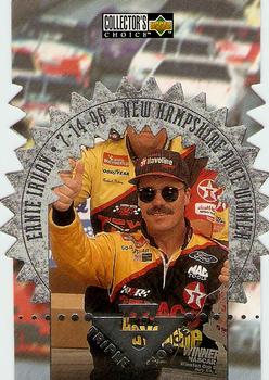 1997 Collector's Choice - Triple Force #2-I Ernie Irvan Front