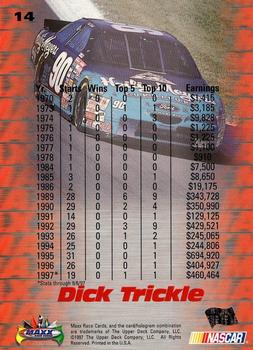 1997 Maxx #14 Dick Trickle Back
