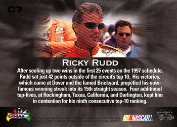1997 Maxx - Chase the Champion #C7 Ricky Rudd Back
