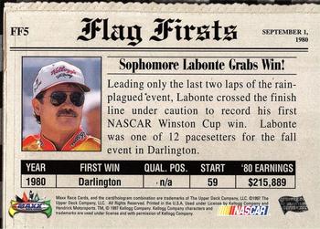1997 Maxx - Flag Firsts #FF5 Terry Labonte Back