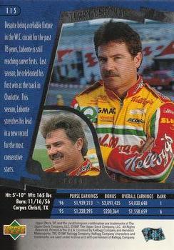 1997 SP #115 Terry Labonte Back