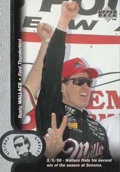 1997 Upper Deck Victory Circle #2 Rusty Wallace Front