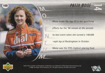 1997 Upper Deck Victory Circle #100 Patty Moise Back