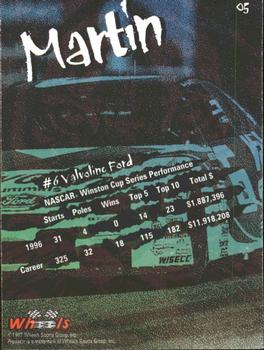 1997 Wheels Predator #05 Mark Martin Back