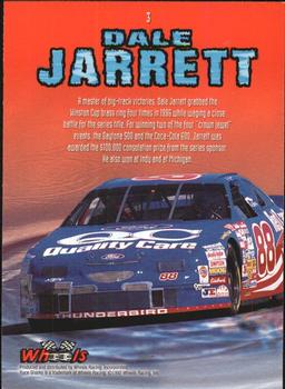 1997 Wheels Race Sharks #3 Dale Jarrett Back