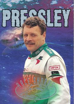 1997 Wheels Race Sharks #20 Robert Pressley Front
