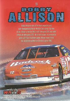 1997 Wheels Race Sharks #33 Bobby Allison Back
