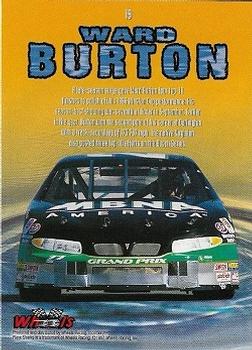 1997 Wheels Race Sharks - Great White #19 Ward Burton Back