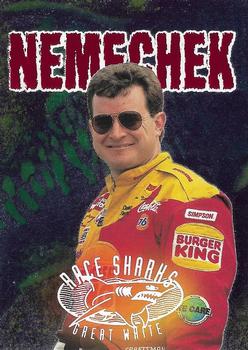 1997 Wheels Race Sharks - Great White #21 Joe Nemechek Front