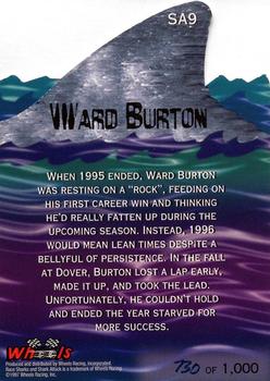1997 Wheels Race Sharks - Shark Attack #SA9 Ward Burton Back