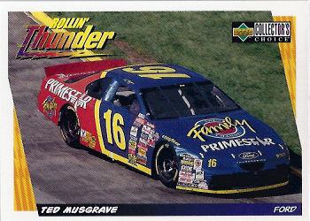1998 Collector's Choice #52 Ted Musgrave's Car Front
