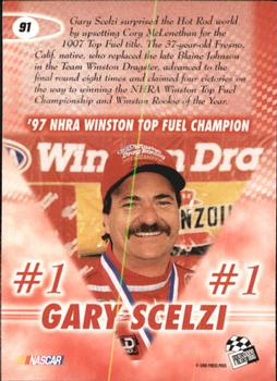 1998 Press Pass #91 Gary Scelzi Back