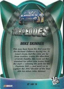 1998 Press Pass - Torpedoes #ST 14B Mike Skinner's Car Back