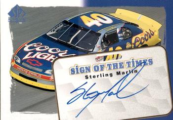 1998 SP Authentic - Sign of the Times #S4 Sterling Marlin's Car Front