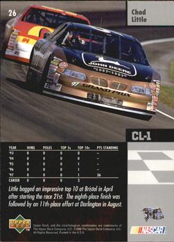 1998 Upper Deck Victory Circle #26 Chad Little Back