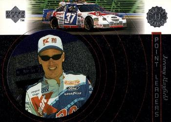 1998 Upper Deck Victory Circle - Point Leaders #PL 13 Jeremy Mayfield Front