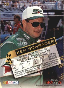 1998 Wheels High Gear #10 Ken Schrader Back