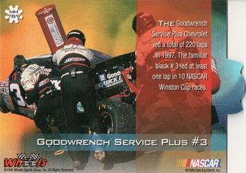 1998 Wheels High Gear - Man and Machine Cars #MM7B Dale Earnhardt's Car Back