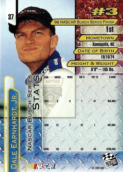 1999 Press Pass #37 Dale Earnhardt Jr. Back