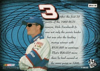 1999 Press Pass Stealth - Big Numbers #BN 4 Dale Earnhardt Jr. Back