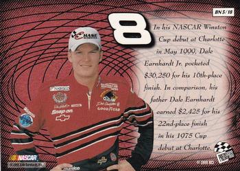 1999 Press Pass Stealth - Big Numbers #BN 5 Dale Earnhardt Jr. Back